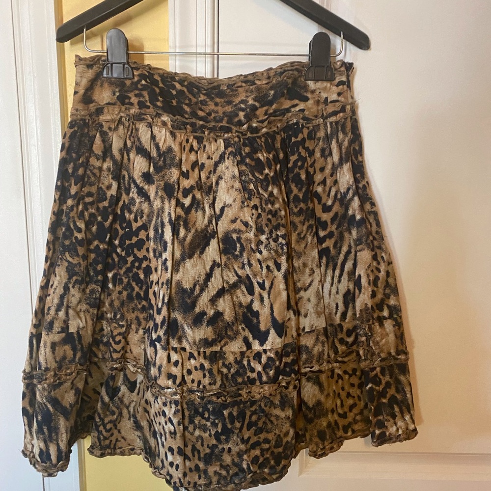 Animal Print Skirt
